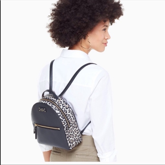 kate spade Handbags - {kate spade} ♠️ Sammi Leopard Backpack